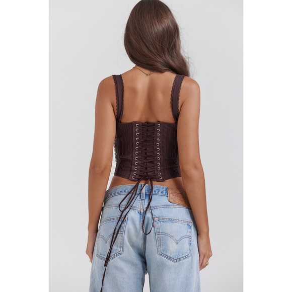 NEW House of CB Gini Top Rich Brown Large+ (XL) - Picture 8 of 13